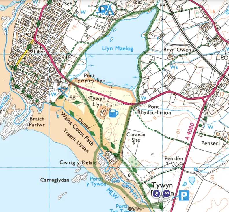 Llyn Maelog Walk Map