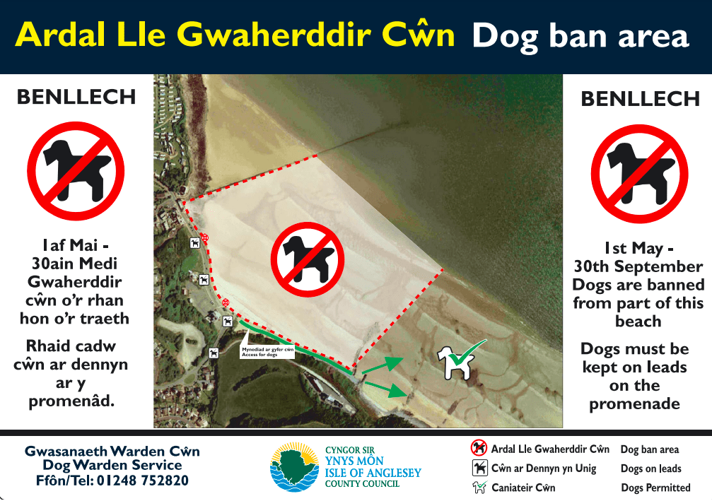 Benllech dog restrictions