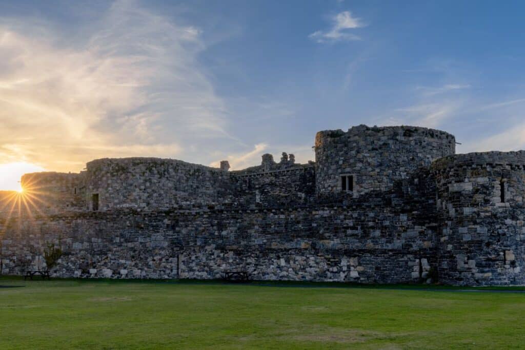 Beaumaris Castle Sunset